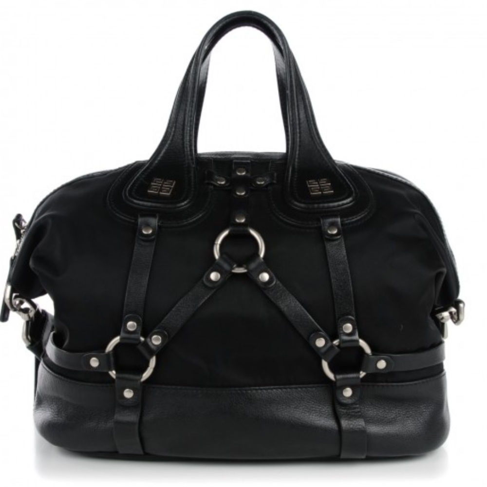 Givenchy Nylon Calfskin Medium Harness Nightingale Bag